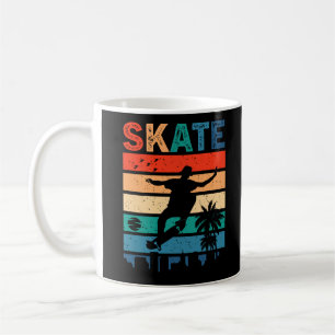 Skate Skateboarder-Geschenk Skateboard Retro Kaffeetasse