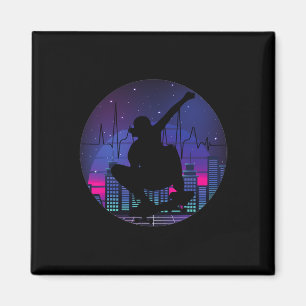 Skate Skateboarder Skateboard Liebhaber Herzschlag Magnet