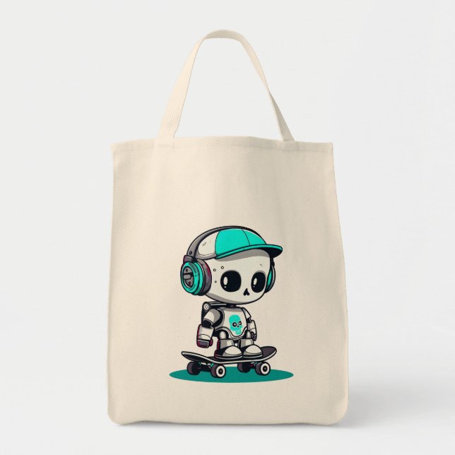 Skate SkullBot Tragetasche (Vorne)