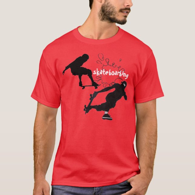 Skate springt T-Shirt (Vorderseite)