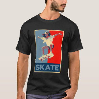 Skate - Street Art Skateboarding Pop Art Skater T-Shirt