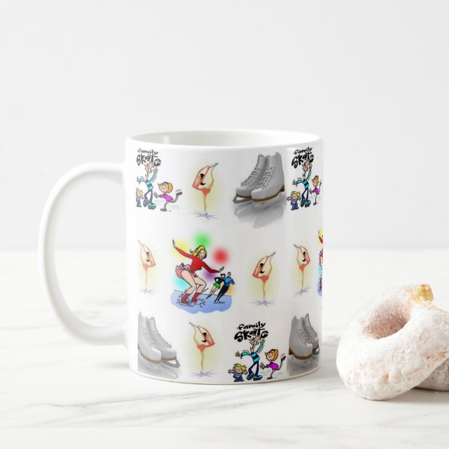 Skate-Tasse Kaffeetasse (Mit Donut)