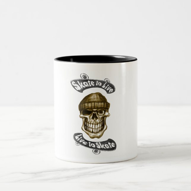 Skate to live- Tasse (Mittel)
