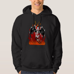 Skate-Tod - Skelett auf SkateboardHoodie Hoodie