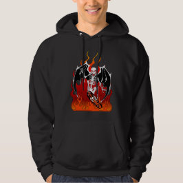 Skate-Tod - Skelett auf SkateboardHoodie Hoodie