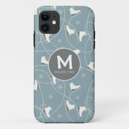 Skate und Schneeflocke Personalisiert Case-Mate iPhone Hülle
