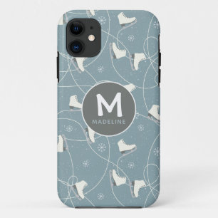 Skate und Schneeflocke Personalisiert Case-Mate iPhone Hülle