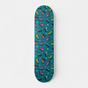 Skate und Stars für Retrowalzen Skateboard