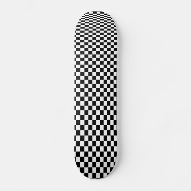 SKATE Unendlichkeits-Schachbrett Skateboard (Vorderseite)