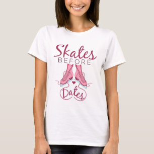 Skate Vor dem Datum Niedliche Abbildung Skaten-Ice T-Shirt