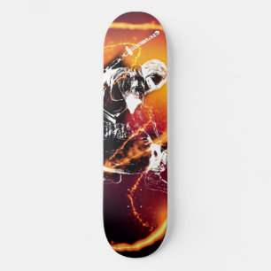 Skate wie ein Ninja-Krieger Skateboard