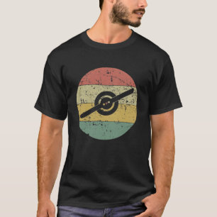 Skateb für Vintage Skateboardbesitzer mit einem R T-Shirt