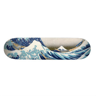 Skateboard 北 斎 grande vague au large de Kanagawa Hokusai