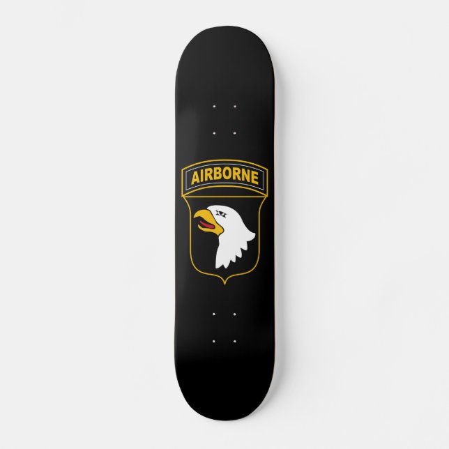 Skateboard 101e division aéroportée Vétéran militaire (Recto)
