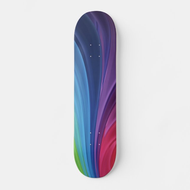 Skateboard 12774029431989228505abstrait-arc-en-ciel-arrière-f (Recto)