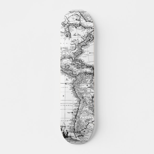 Skateboard 1671 Carte Totius Americae Description (Devant)