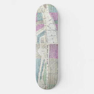 Skateboard 1870 Carte New York City Central Park