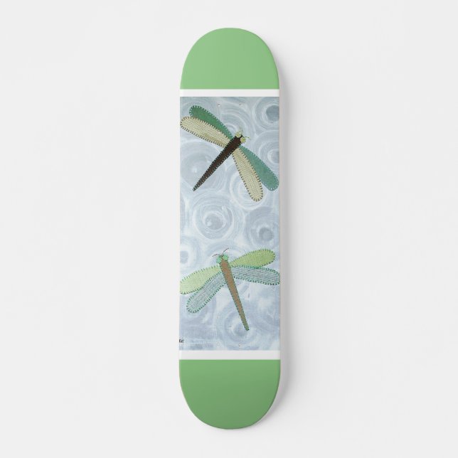 Skateboard 2 libellules #1 (Devant)