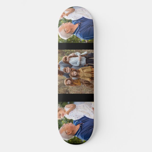 Skateboard 3 Photo Collage personnalisé (Recto)