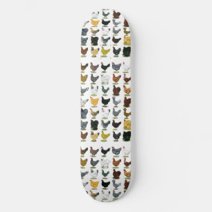 Skateboard 49 poules de poulet