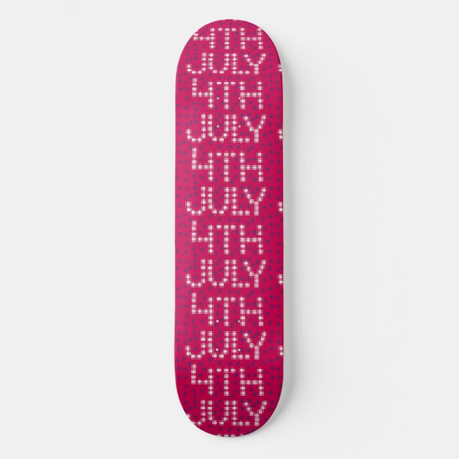 Skateboard 4. Juli (Vorderseite)