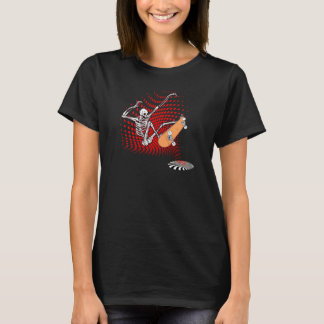 Skateboard 5d Skeleton Skater Skaten Skateboarder T-Shirt