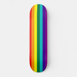 Skateboard 7 Stripes Rainbow Gay Pride Flag