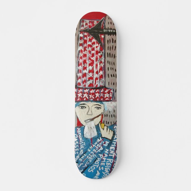 SKATEBOARD 911 ÉTAIT FIXE ROUGE (Devant)