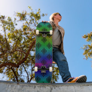 Skateboard à damiers barrière de treillis par Kenneth Yoncich