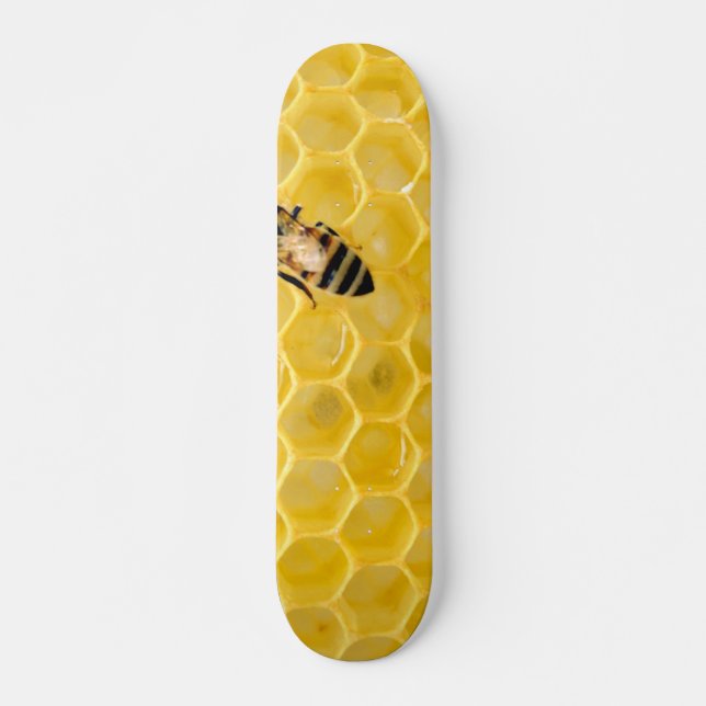 Skateboard abeille et nid d'abeille (Devant)