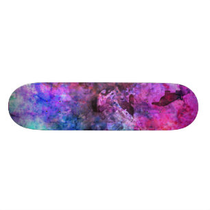 Skateboard Abrégé sur pourpre fabuleux aquarelle