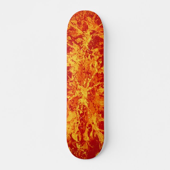Skateboard Abstract painting | fired splattergrunge (Devant)