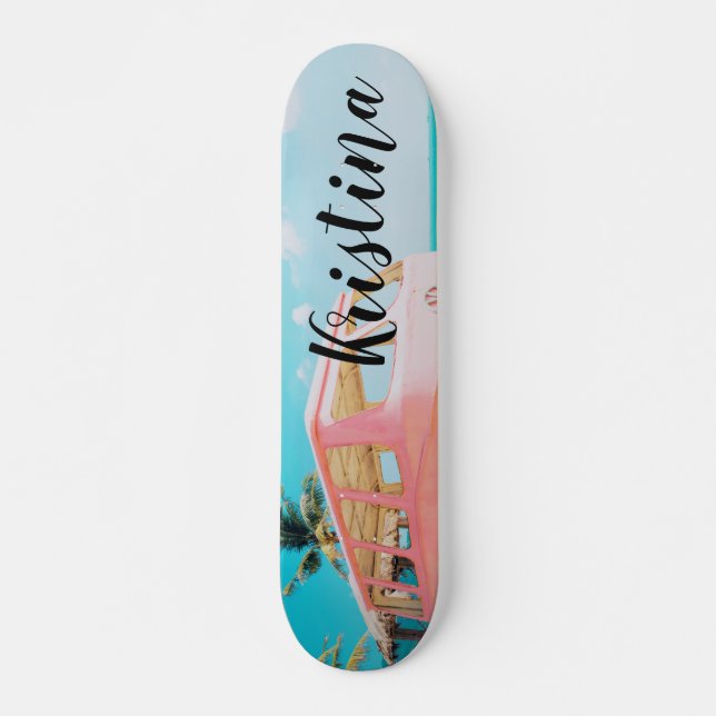 Skateboard Abstrait personnalisé (Devant)