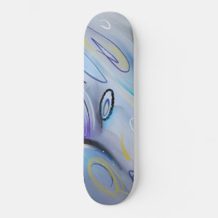 Skateboard Abstrait pourpre