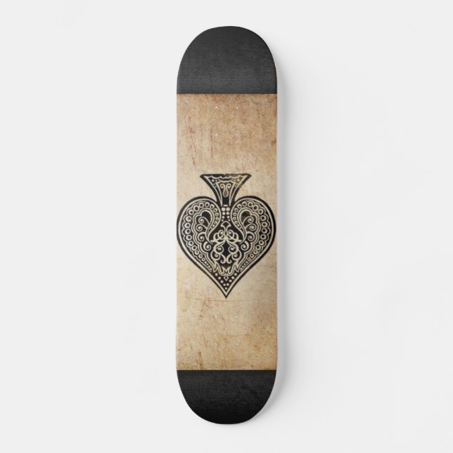 Skateboard Ace of spades (Recto)