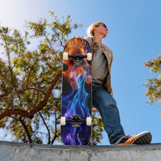 Skateboard Adda_Bouch planche à roulettes de feu (Extérieur 1)