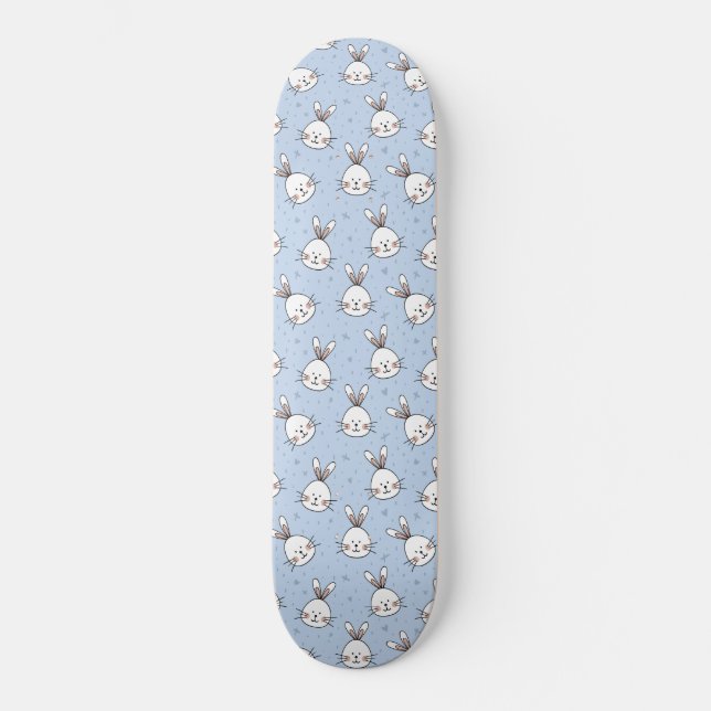 Skateboard Adorable Lapin Motif lapin (Recto)