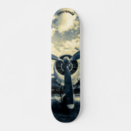 Skateboard Aéronef Propeller L'Appel Du Ciel