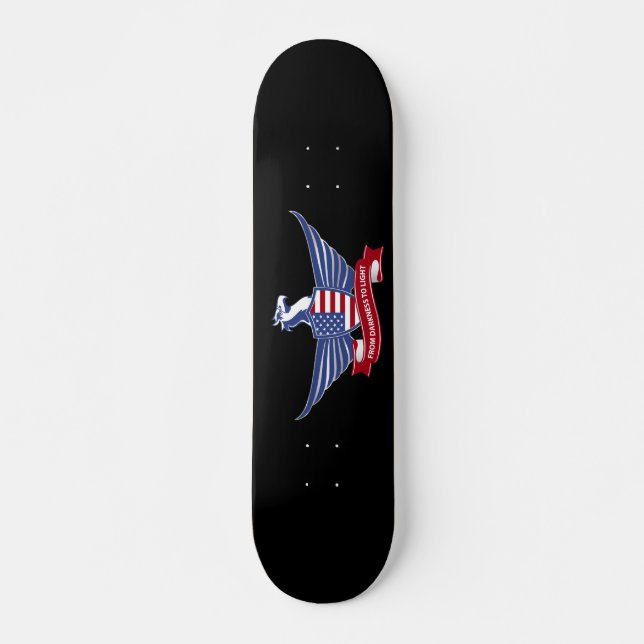 Skateboard aigle américain (Devant)