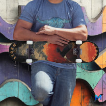 Aigle majestueux au coucher du soleil sur la riviè