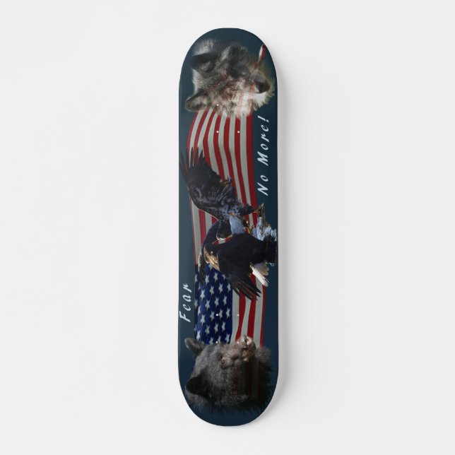 Skateboard Aigle, Ours, Patinage de loup (Devant)