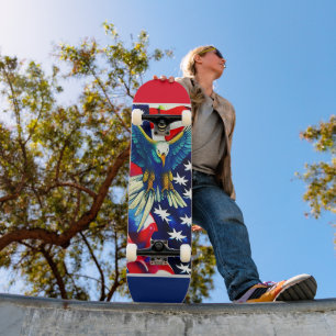 Skateboard Aigle patriotique