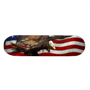 Skateboard Aigles du drapeau patriotique américain