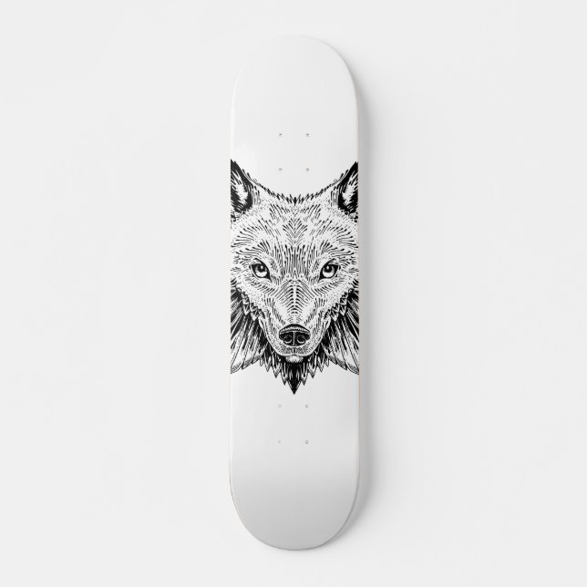 Skateboard ailes de loup (Devant)