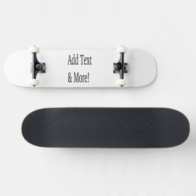 Skateboard Ajouter du texte et plus ! Customisez votre propre (Horz)