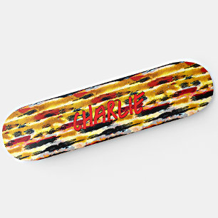 Skateboard Ajouter un nom, Parcelles Tribales naturelles Abst
