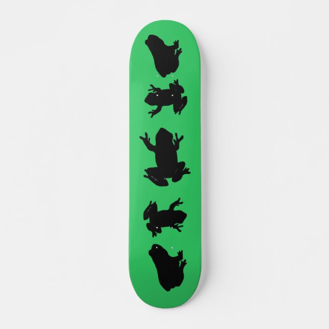 Skateboard AK- planche à roulettes fraîche de grenouilles (Devant)