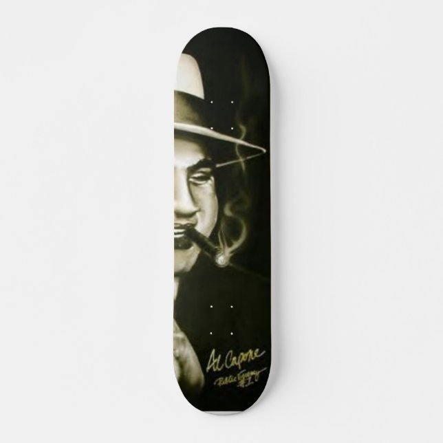 Skateboard Al Capone (Scarface) - série de signature (Devant)