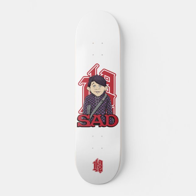 Skateboard Alfred E(mo) Neuman (Recto)