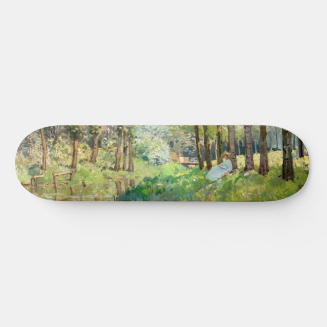 Skateboard Alfred Sisley - Reposez le long du ruisseau (Horz)